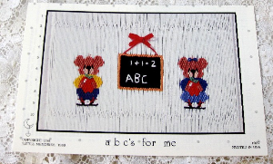 Little Memories Smocking Plate ABC's For Me 037 OOP